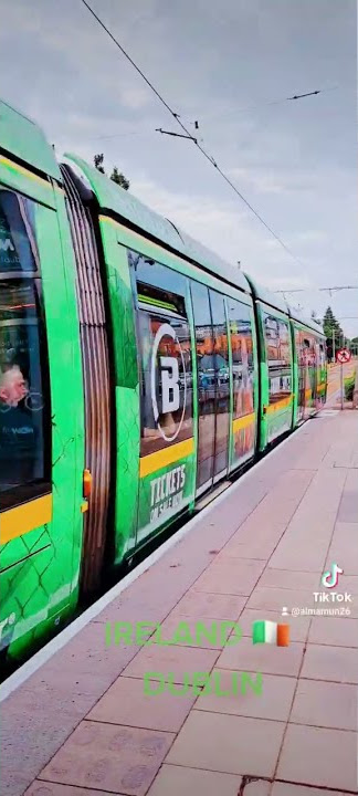 Dublin City luas in Ireland