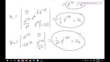 4.7 Variation of Parameters