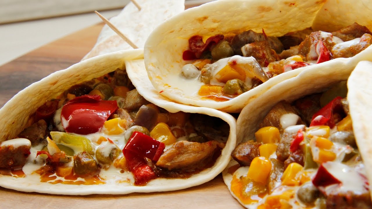 Bomba ručak - Sočne tortilje sa povrćem. Vrlo brzo i jednostavno