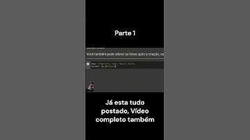 Python | listas aula 5 #python #programação #programacao #dev #software