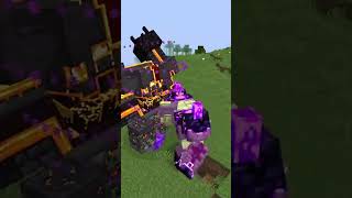 Незеритовое  чудовище vs Страж енда #minecraft