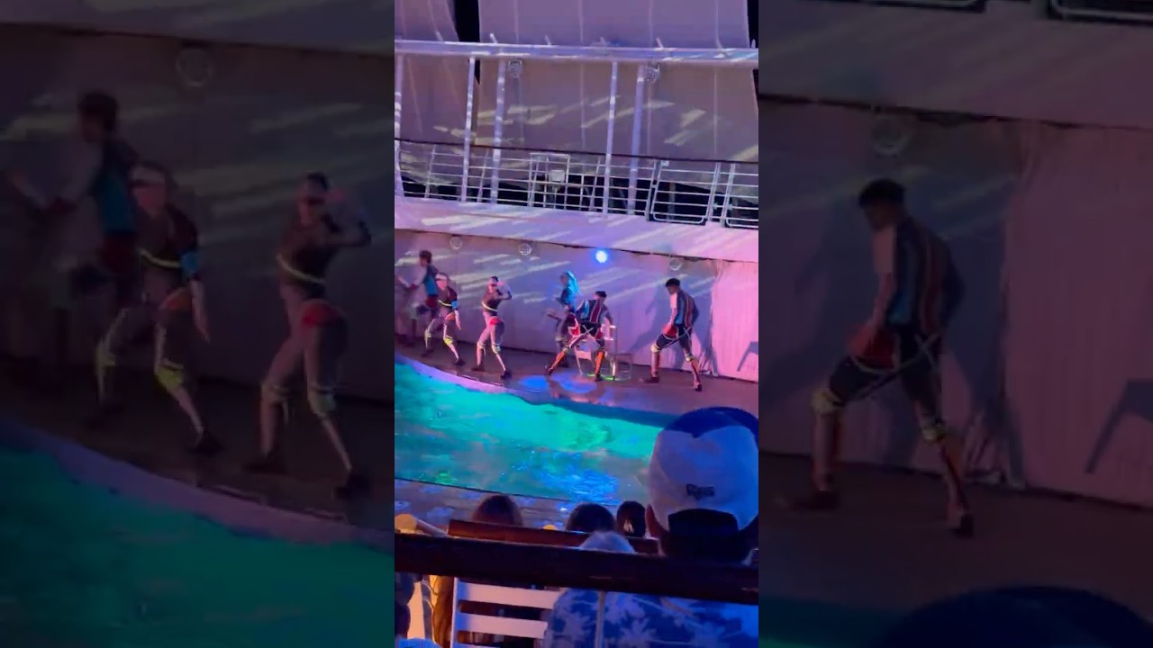 #shorts Aqua Show on cruise ship! Royal Caribbean. #aqua #show #cruiseship