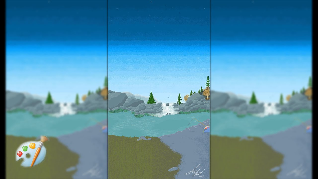 MS Paint iPhone 5 Background speedart YouTube