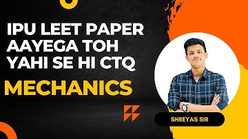 SUPERFAST REVISION BTECH LATERAL ENTRY MECHANICS MARATHON PYQ IPU/DTU LEET 2023 DELHI DIPLOMA WALO