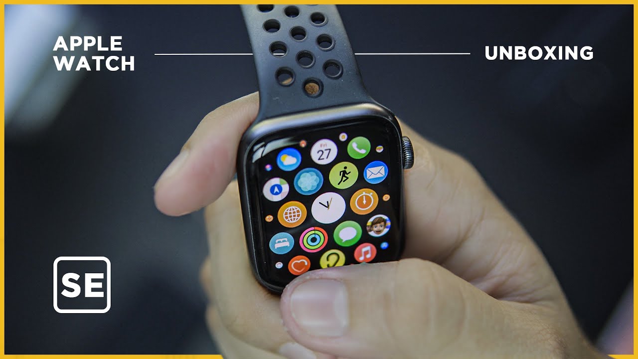 apple watch unboxing se