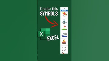 Symbols in Excel  #shorts
