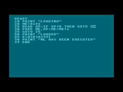 Atari 8-bit: ML in Basic Part 1