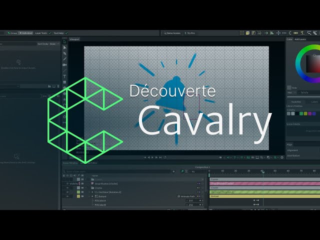 Créer des animations 2D avec Cavalry