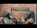 Armored assassin predator vs fugitive predator , lazer eye predator red armed predator epic battle