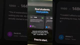 ClassVal can help you improve your SAT score for FREE! #sat #testprep