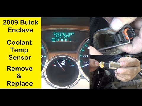 2009 Buick Enclave Coolant Temp Sensor Replacement