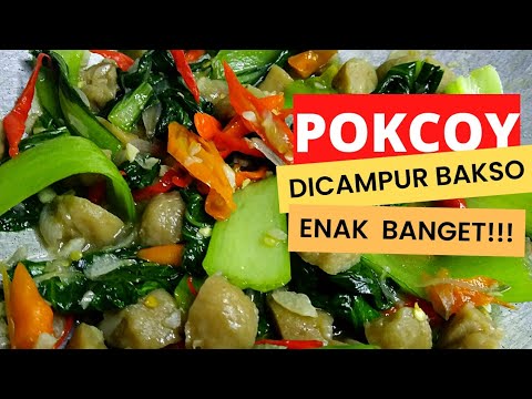 Tumis Pokcoy Bakso