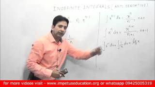 Indefinite Integrals (Anti Derivative ) IIT-JEE - part 1
