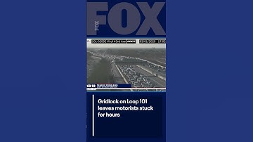 Construction closure causes back up on Loop 101