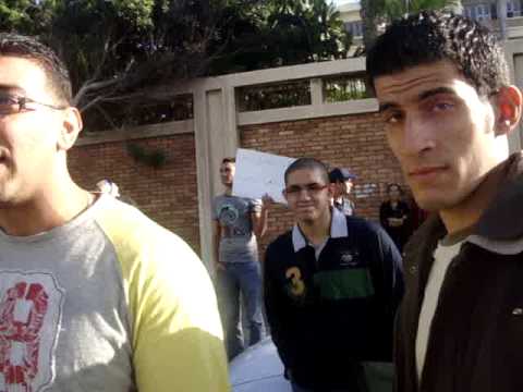 wa2fa e7tegageya man shabab eskendereya notaleb feha rad e3tebar masr3