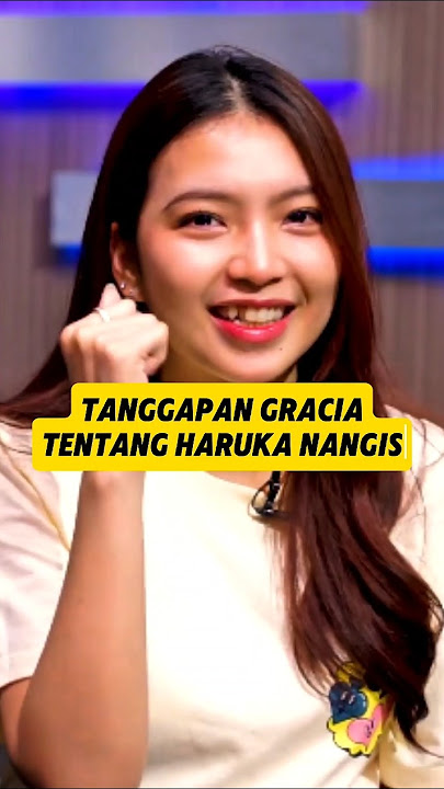 Tanggapan Gracia soal Haruka yang menangis saat konser 🥰