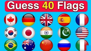 🌍 Guess the Country by Flag Quiz 🚩 | 50 Flags Challenge | Geography Quiz