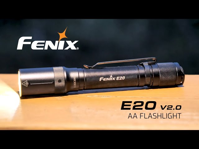 Fenix E20 V2.0 Flashlight - AA Powered - 350 Lumens - YouTube