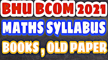 BHU BCOM 2021 MATHS| #BHU_BCOM #bhu_bcom_2021 #bhu_bcom_entrance #bhuentrance2021 @bhu_infopedia