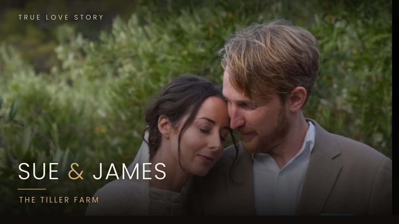 Sue & James wedding film still