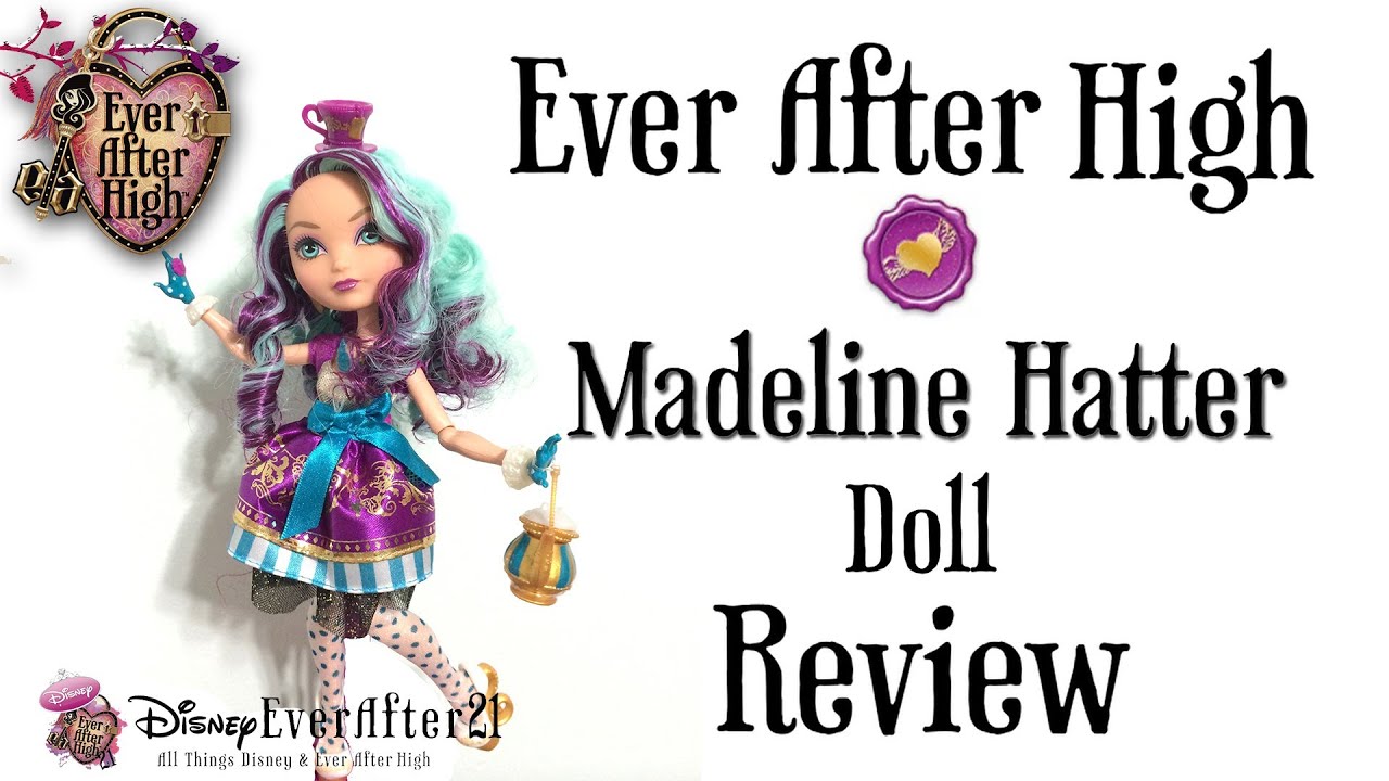 Ever After High Madeline Hatter Doll Review/ Unboxing Rebel (Wave 2)
