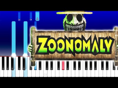Zoonomaly OST - Main Menu (Piano Tutorial)