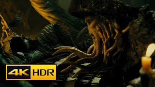 Davy Jones playing his Organ scene 4k HDR - Pirates of the Caribbean Dead Mans Chest