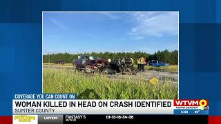 Woman killed in head-on crash identified