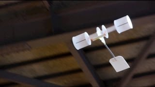 Magnus effect plane ? マグナス効果のようなものRC ROTORWING