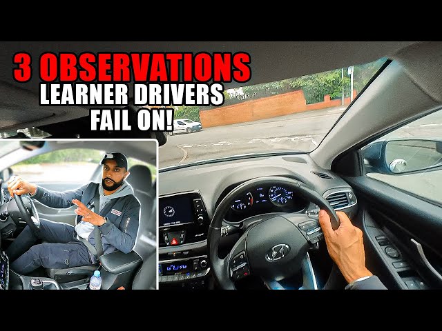 3 OBSERVATIONS You Must Do To PASS Your Driving Test class=