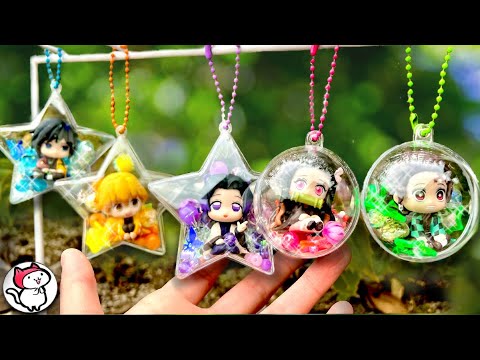 鬼滅の刃シャカシャカキーホルダー☆】リカちゃんと簡単DIY工作