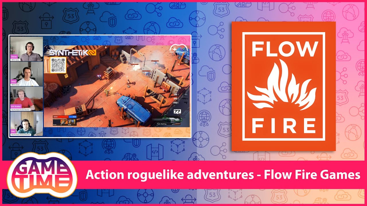AWS GameTime -  Episode 8 - Action rogue-lite adventures with Flow Fire Games!
