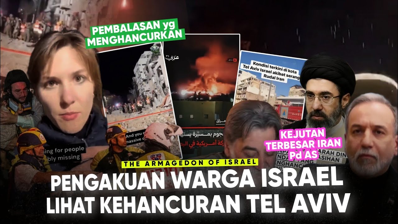 Warga Israel tunjukan IRAN Destroyed Tel Aviv “Rusia kirim kekuatan vs AS” : Pasukan AS dlm Bahaya
