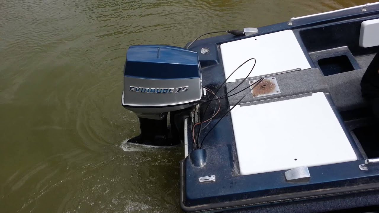 75HP Evinrude - YouTube