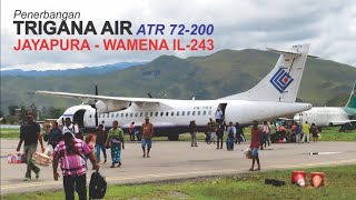 Terbang Bersama Trigana Air Rute Jayapura - Wamena IL 243 Pesawat ATR 72-200 PK-YRX