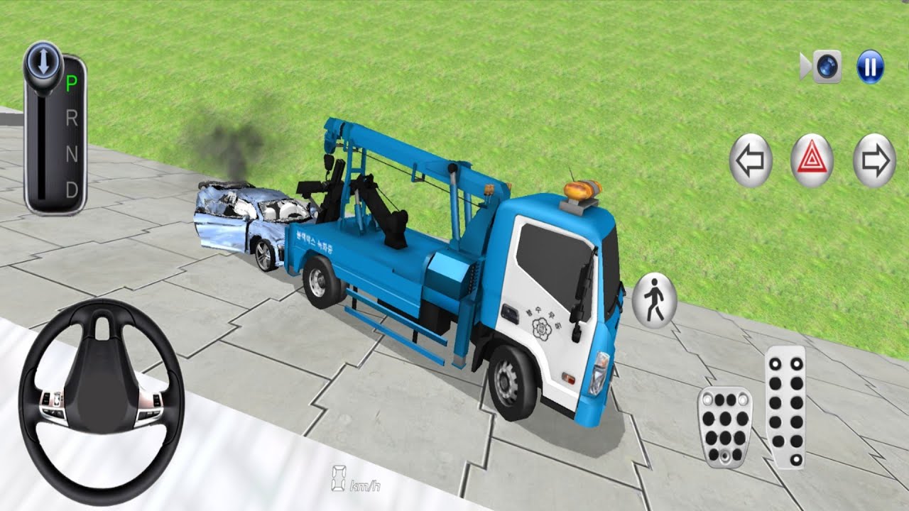 3D Driving Class #16- New Stealing Hyundai Truck Car Washing &Airport Car Parking - Android Gameplay