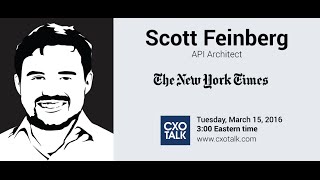 #161: Open Data at the New York Times, with Scott Feinberg, API Architect