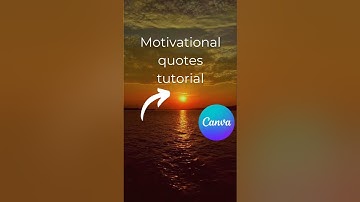 how to make motivational quotes videos in canva 😱🔥#shorts #canva #tutorial #motivationalvideo