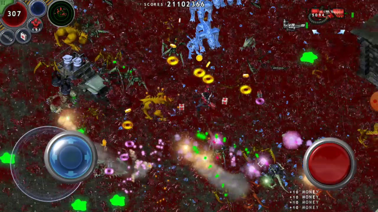 Alien shooter lost city survire part 1 hard difficulty - YouTube