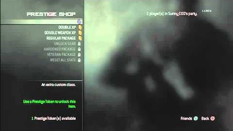 MW3 - DOUBLE XP, EXTRA CLASS, DOUBLE XP WEAPON, REGULAR PACKAGE + MORE! [PRESTIGE SHOP]