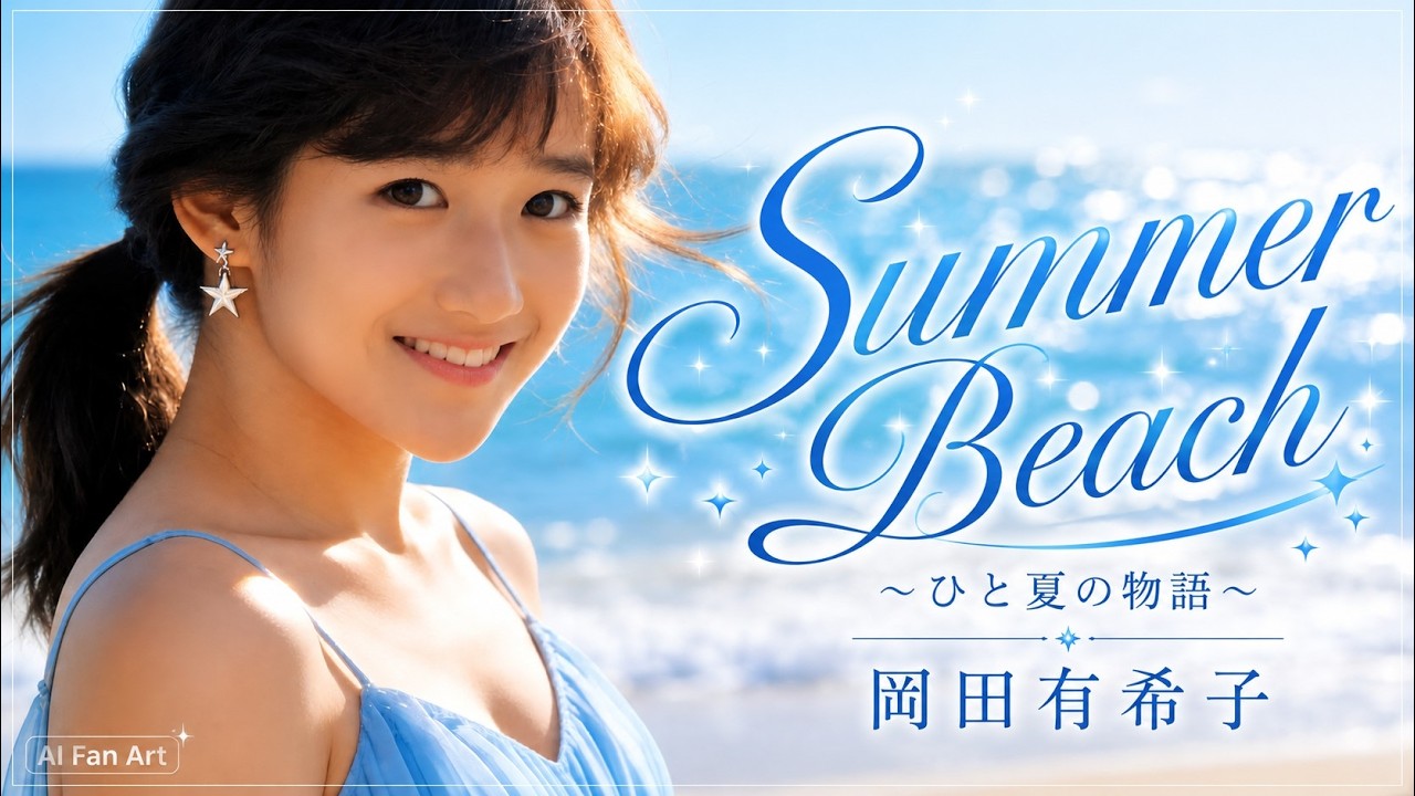 Summer Beach ～ひと夏の物語～｜岡田有希子【AI Visual Tribute