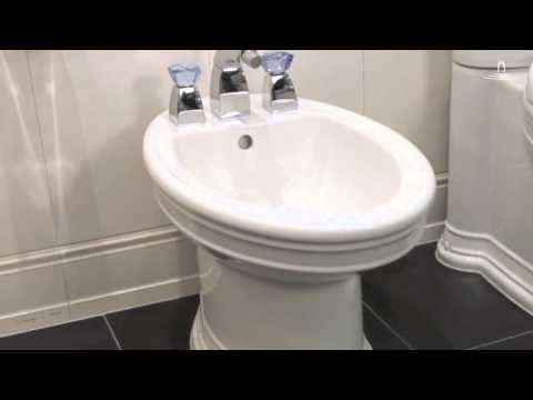 Биде напольное в классическом стиле Amadea Villeroy&Boch 748500R1, видео 2
