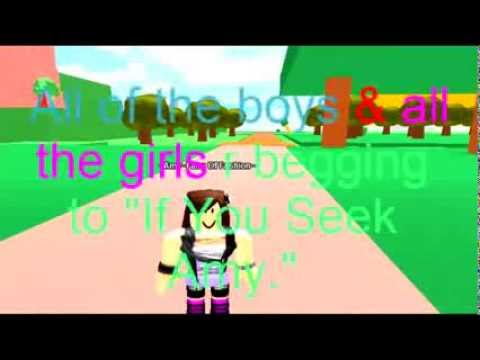 roblox music video if you seek amy