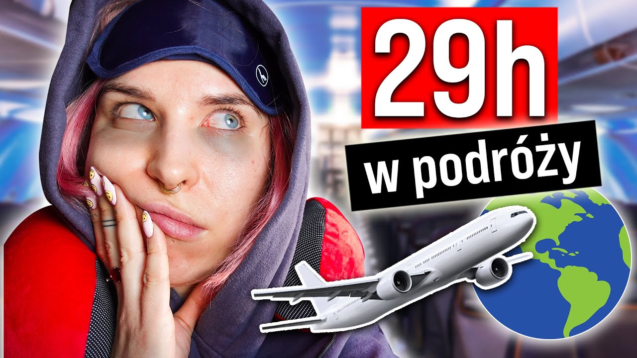29 godzin W PODRÓŻY NA KARAIBY! 😱🌴Co robić w samolocie? 😂| Agnieszka Grzelak Vlog