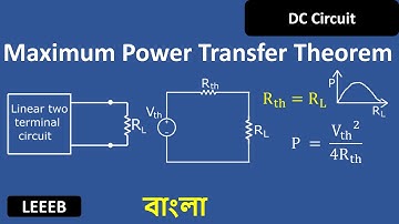 Maximum Power Transfer Theorem (Bangla Tutorial) Part -01 | DC Circuit
