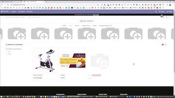 Odoo ERP 13 - Configurar categorías públicas de Productos en el sitio web.