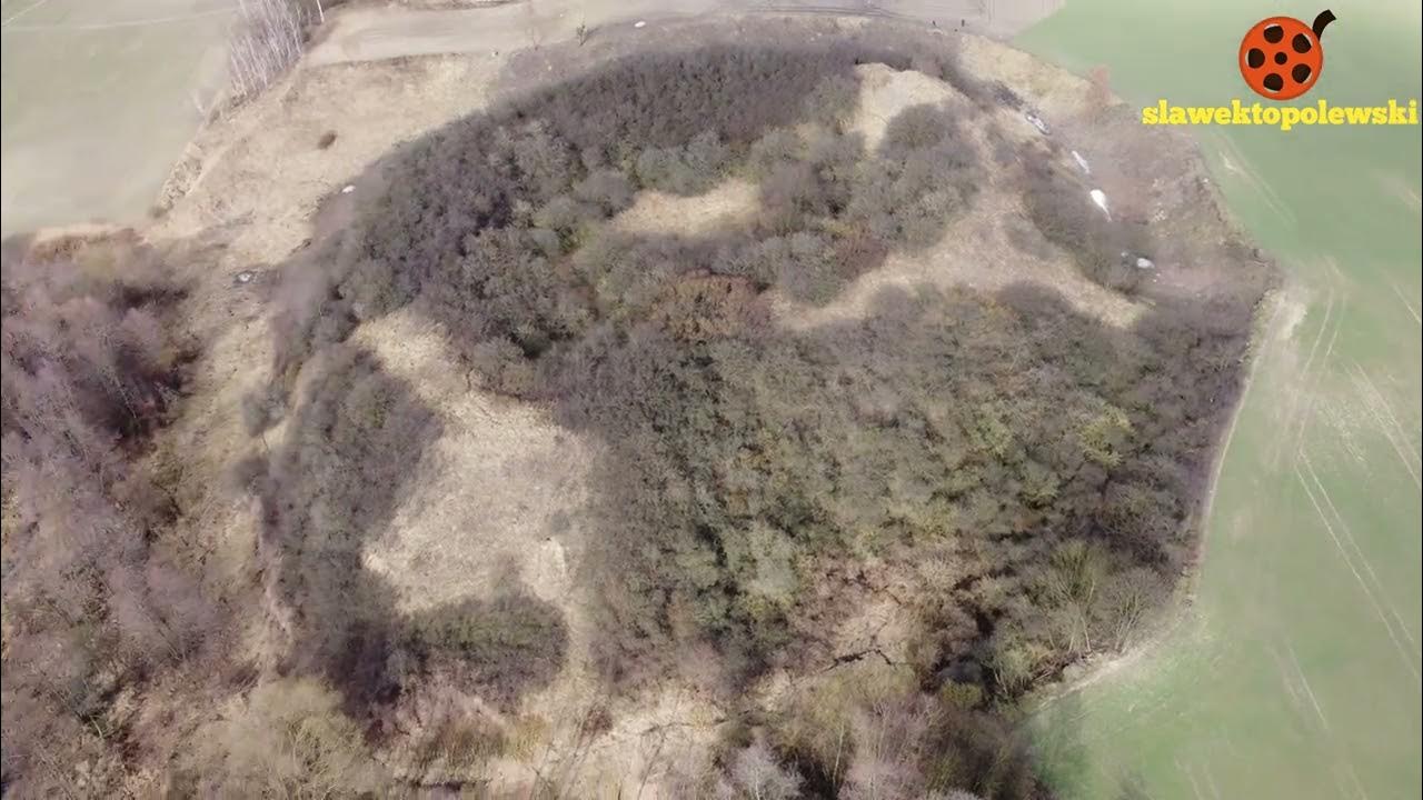 Nowe Proboszczewice k. Płocka 2022. Grodzisko z XI wieku, dolina rzeki