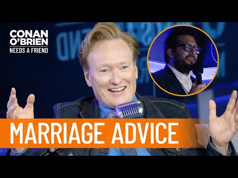 Q&a: conan gives a fan marriage advice | conan o'brien needs a friend