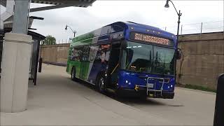 Pace Bus 2025 Gillig Low Floor Plus HEV 35' 25521 On Rt 511 Joliet - Elwood - CenterPoint
