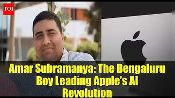 Amar Subramanya: The Bengaluru Boy Leading Apple’s AI Revolution | Siri’s Future & AI Strategy